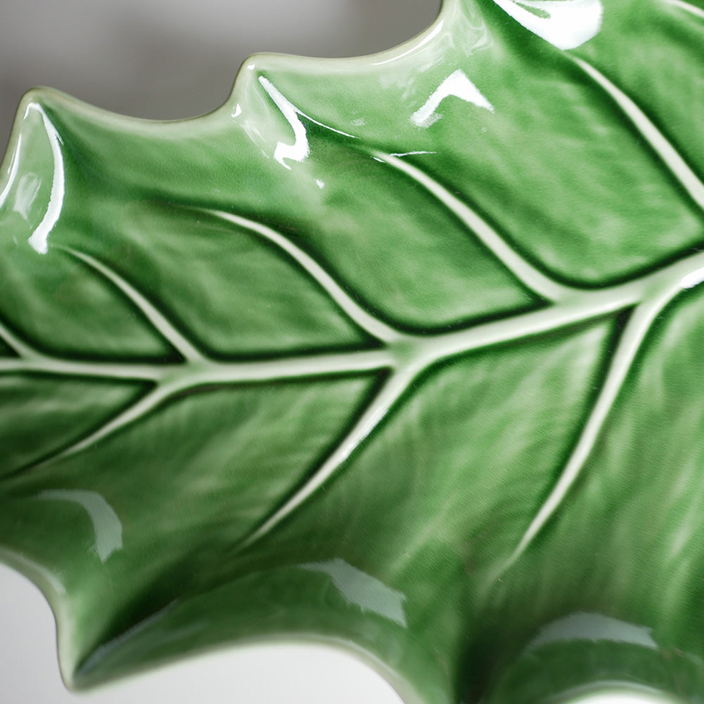 【Bordallo Pinheiro】 ポルトガル ボルダロピニェイロ ホーリー ラージリーフ