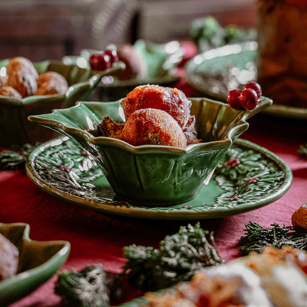 【Bordallo Pinheiro】 ポルトガル ボルダロピニェイロ ホーリー デザートプレート