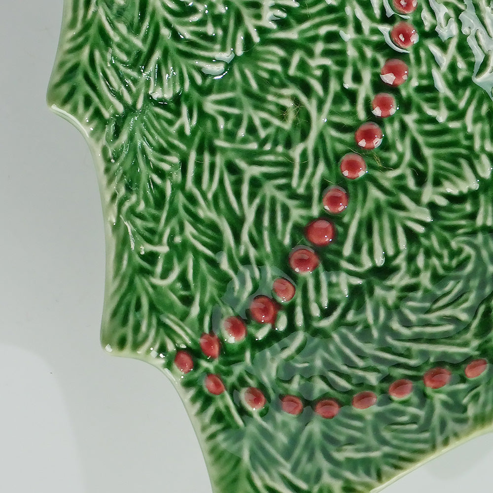 【Bordallo Pinheiro】 ポルトガル ボルダロピニェイロ ノエル ツリーボウル