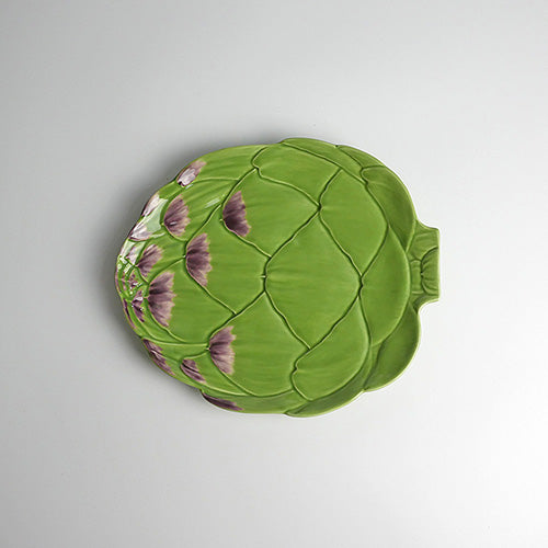 【Bordallo Pinheiro】 ポルトガル ボルダロピニェイロ アーティチョーク フルーツプレート