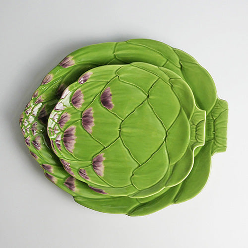 【Bordallo Pinheiro】 ポルトガル ボルダロピニェイロ アーティチョーク フルーツプレート