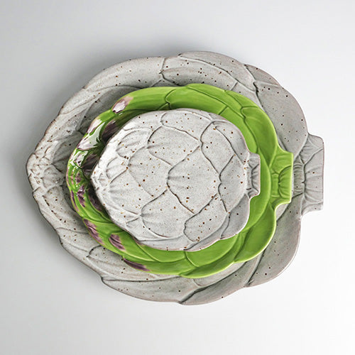 【Bordallo Pinheiro】 ポルトガル ボルダロピニェイロ アーティチョーク ブレッドプレート