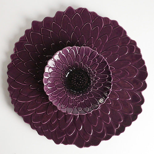 【Bordallo Pinheiro】 ポルトガル ボルダロピニェイロ ブルーミー チャージャープレート