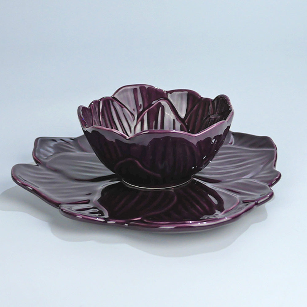 【Bordallo Pinheiro】 ポルトガル ボルダロピニェイロ ブルーミー プチボウル