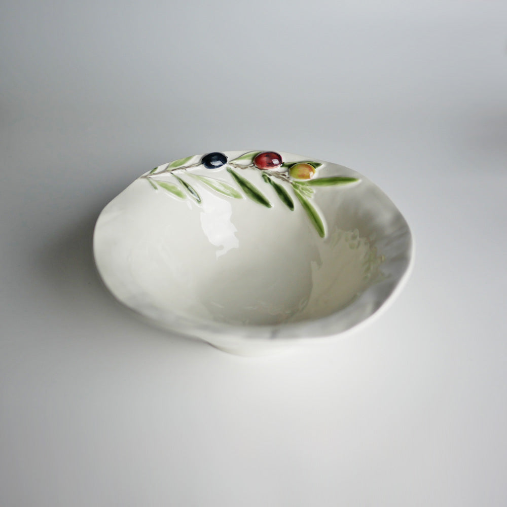 【Bordallo Pinheiro】 ポルトガル ボルダロピニェイロ オリーブ ボウル