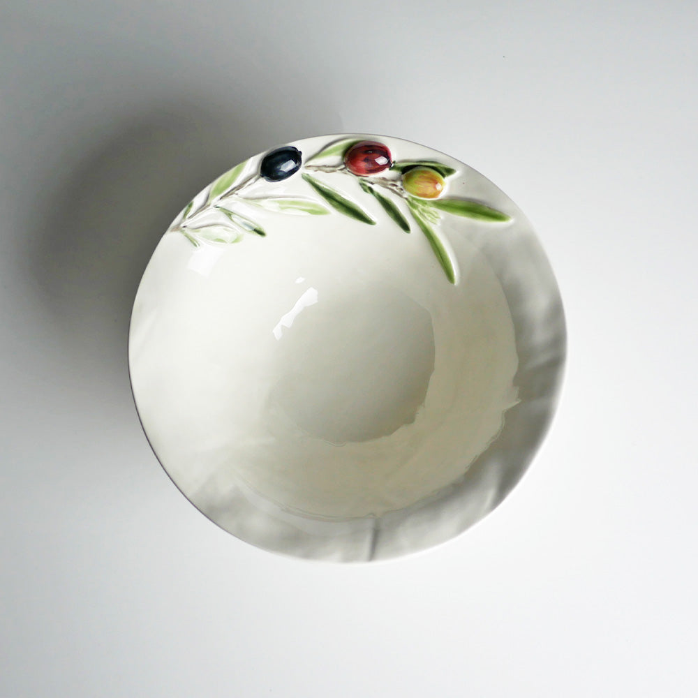 【Bordallo Pinheiro】 ポルトガル ボルダロピニェイロ オリーブ ボウル