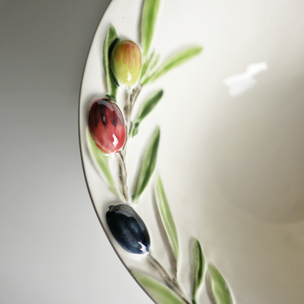 【Bordallo Pinheiro】 ポルトガル ボルダロピニェイロ オリーブ ボウル