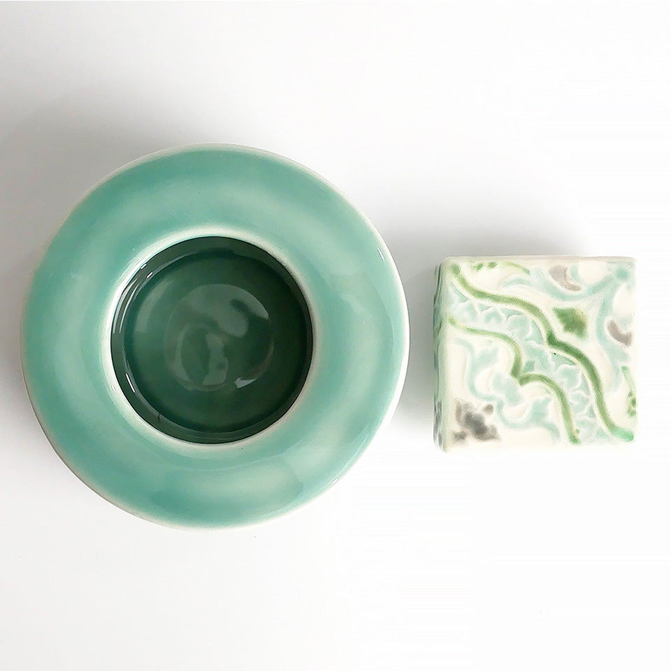 【Bordallo Pinheiro】 ポルトガル ボルダロピニェイロ ルアノヴァ シュガーポット