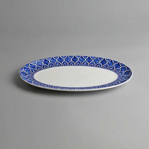 ヴィスタアレグレ アジュール オーバルプレート