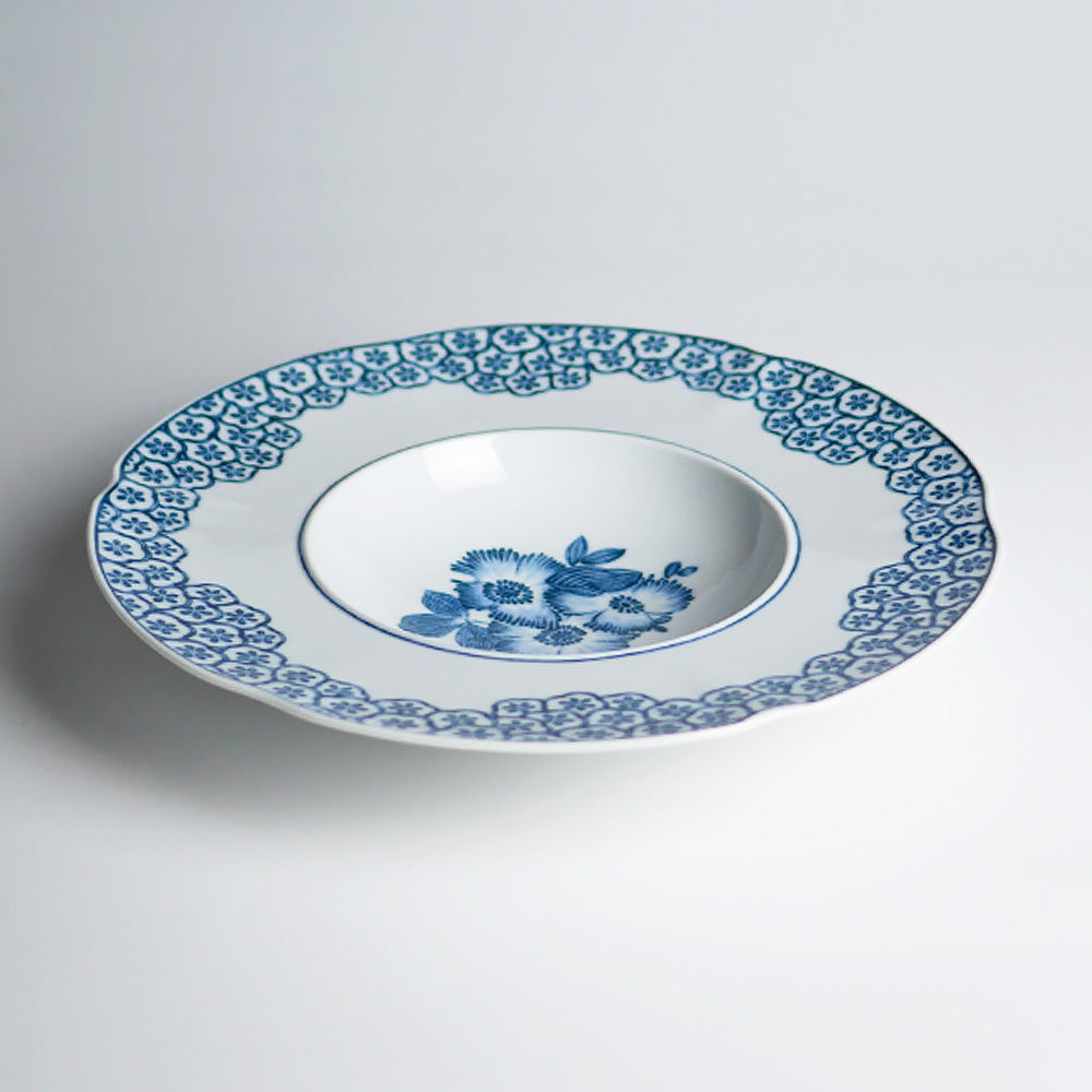 ヴィスタアレグレ コラリーナ ブルー スーププレート