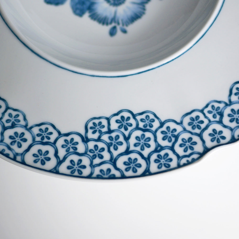 ヴィスタアレグレ コラリーナ ブルー スーププレート