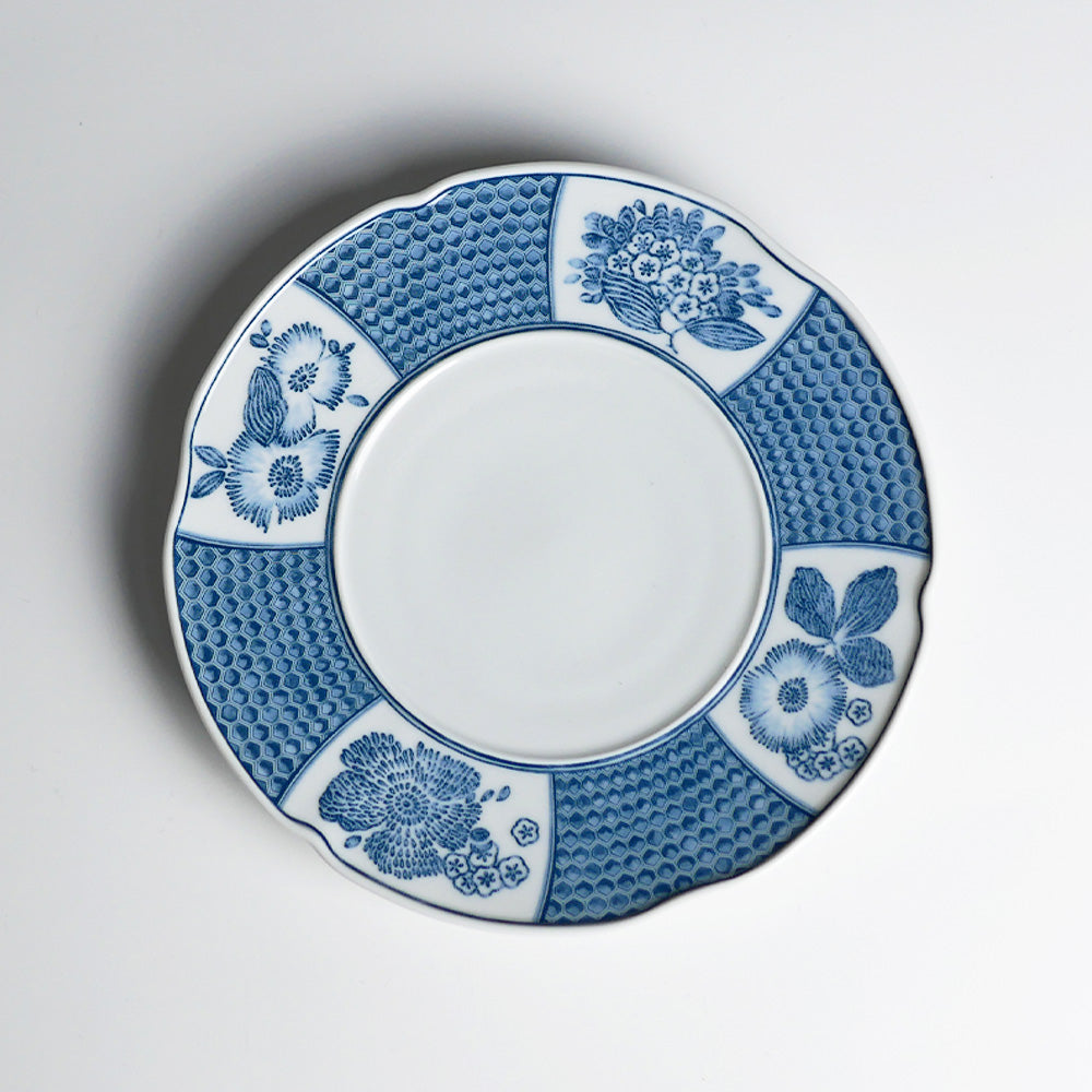 ヴィスタアレグレ コラリーナ ブルー ブレッドプレート