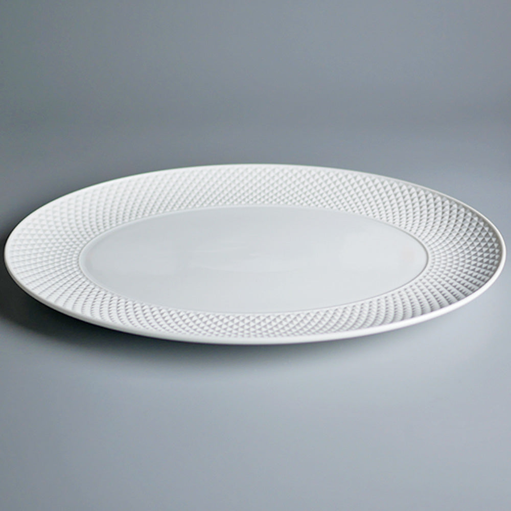 ヴィスタアレグレ ビコス ポーセレン オーバルプラッター