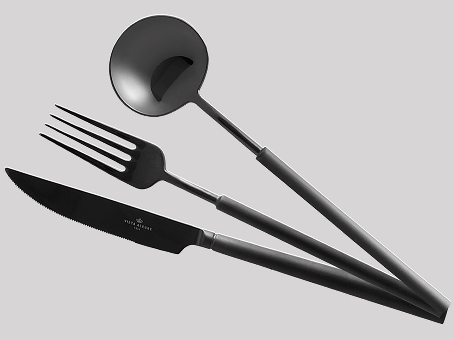 Domo　ドーモ　マットブラック　カトラリー