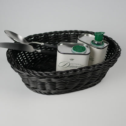 ザリーン　洗えるバスケット　オーバルバスケットＭ　ドイツ製樹脂素材　カゴ　カラフル　丈夫　衛生的　レンジOK　食洗器OK　ご家庭　アウトドア　高級ホテル　レストラン　ベーカリー　プロ仕様
