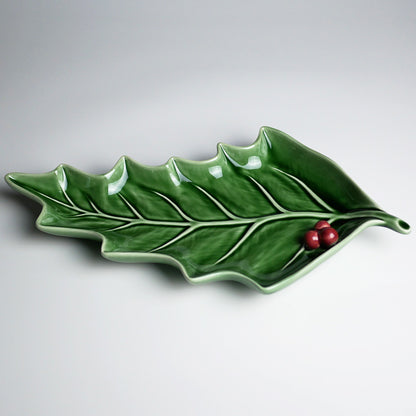 【Bordallo Pinheiro】　ポルトガル　ボルダロピニェイロ　ホーリー　ラージリーフ