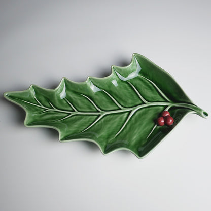 【Bordallo Pinheiro】　ポルトガル　ボルダロピニェイロ　ホーリー　ラージリーフ