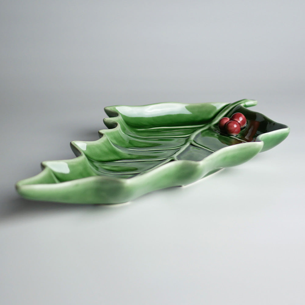 【Bordallo Pinheiro】　ポルトガル　ボルダロピニェイロ　ホーリー　ラージリーフ