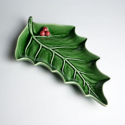 【Bordallo Pinheiro】　ポルトガル　ボルダロピニェイロ　ホーリー　ラージリーフ