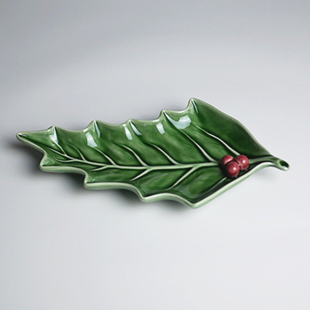 【Bordallo Pinheiro】　ポルトガル　ボルダロピニェイロ　ホーリー　スモールリーフ