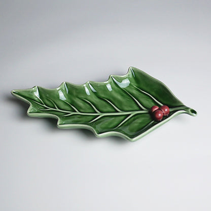 【Bordallo Pinheiro】　ポルトガル　ボルダロピニェイロ　ホーリー　スモールリーフ