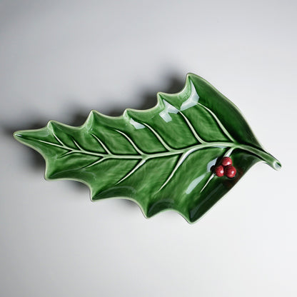 【Bordallo Pinheiro】　ポルトガル　ボルダロピニェイロ　ホーリー　スモールリーフ