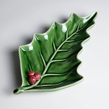 【Bordallo Pinheiro】　ポルトガル　ボルダロピニェイロ　ホーリー　スモールリーフ