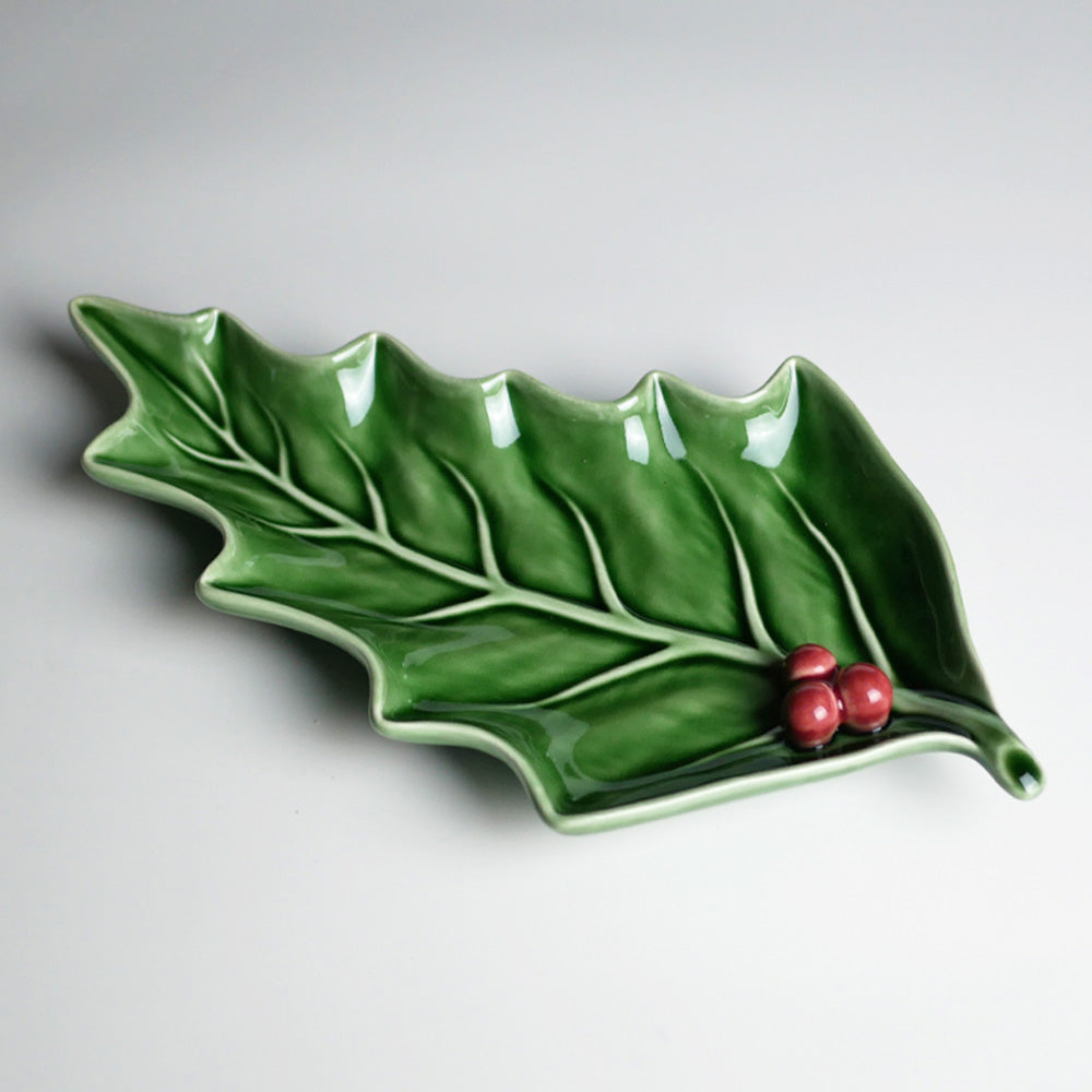 【Bordallo Pinheiro】　ポルトガル　ボルダロピニェイロ　ホーリー　スモールリーフ