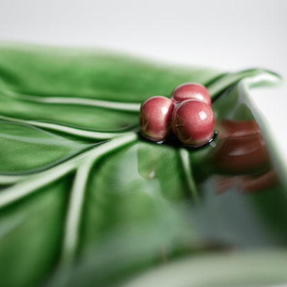 【Bordallo Pinheiro】　ポルトガル　ボルダロピニェイロ　ホーリー　スモールリーフ