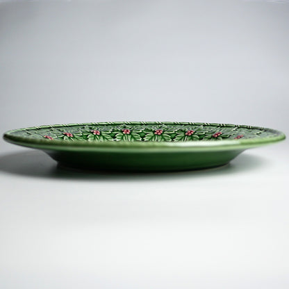 【Bordallo Pinheiro】　ポルトガル　ボルダロピニェイロ　ホーリー　チャージャープレート