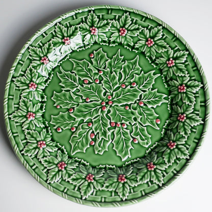 【Bordallo Pinheiro】　ポルトガル　ボルダロピニェイロ　ホーリー　チャージャープレート