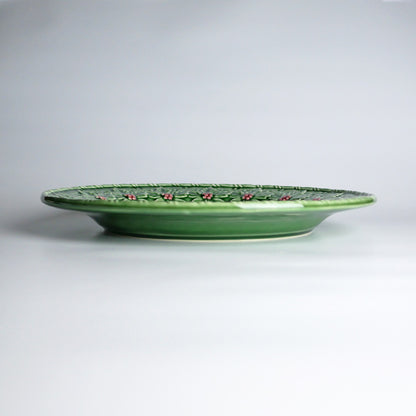 【Bordallo Pinheiro】　ポルトガル　ボルダロピニェイロ　ホーリー　デザートプレート