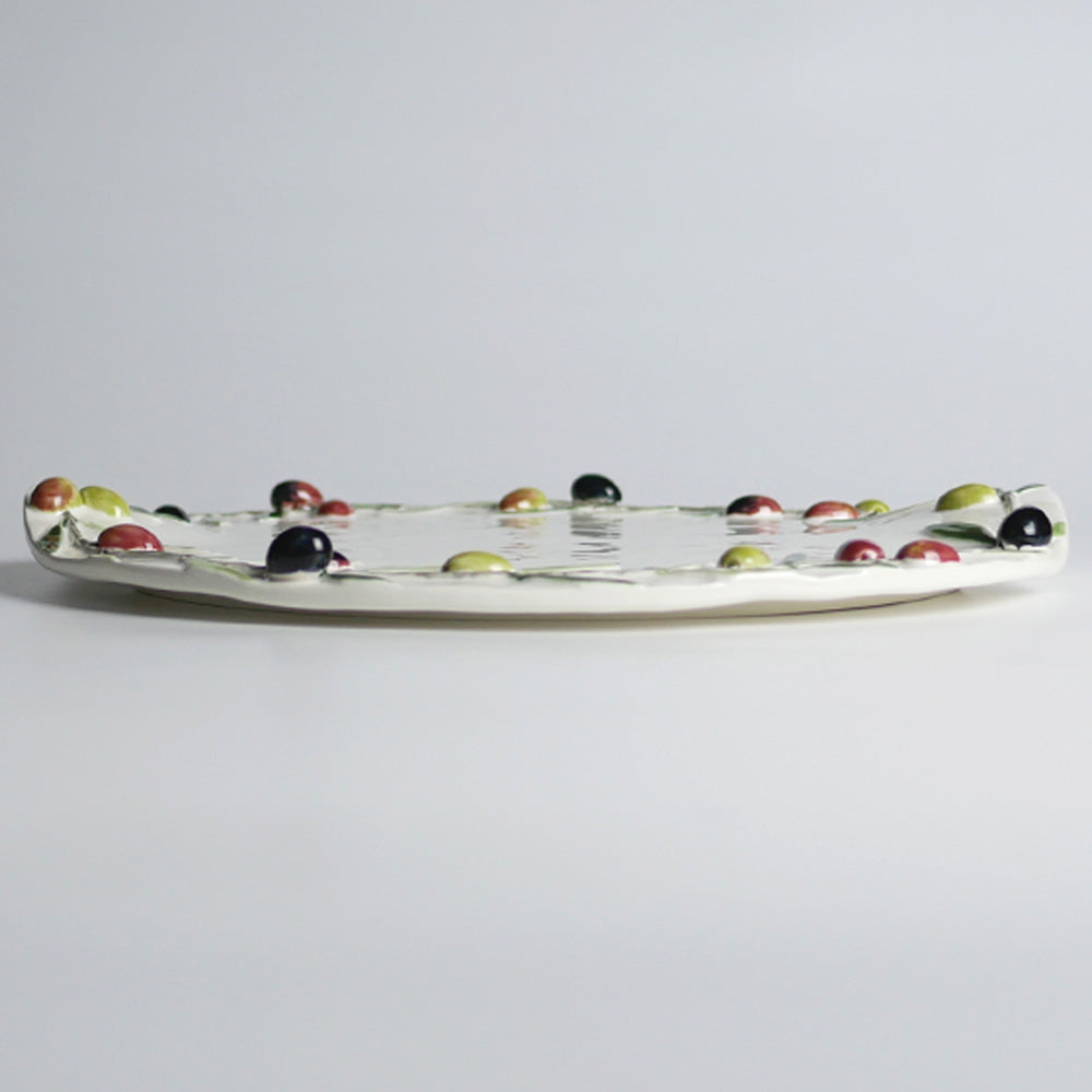 【Bordallo Pinheiro】　ポルトガル　ボルダロピニェイロ　オリーブ　チーズプレート