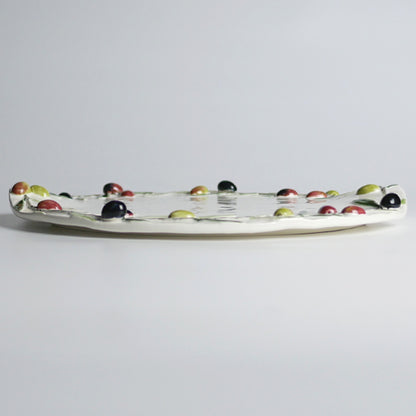 【Bordallo Pinheiro】　ポルトガル　ボルダロピニェイロ　オリーブ　チーズプレート