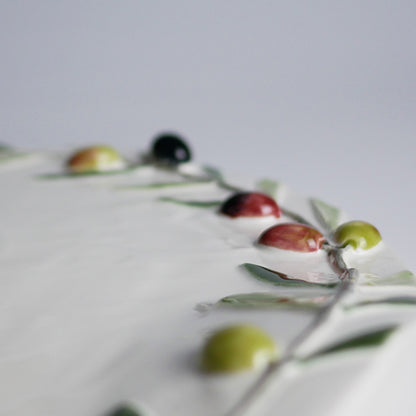 【Bordallo Pinheiro】　ポルトガル　ボルダロピニェイロ　オリーブ　チーズプレート