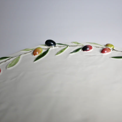 【Bordallo Pinheiro】　ポルトガル　ボルダロピニェイロ　オリーブ　チーズプレート