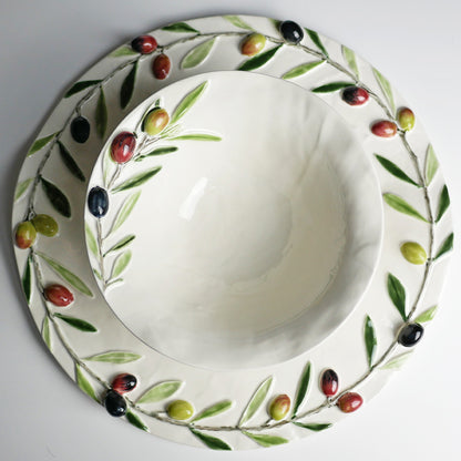 【Bordallo Pinheiro】　ポルトガル　ボルダロピニェイロ　オリーブ　チーズプレート