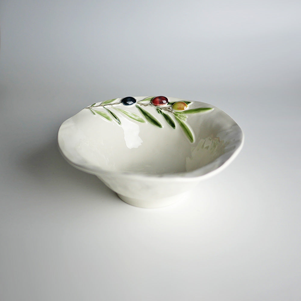 【Bordallo Pinheiro】　ポルトガル　ボルダロピニェイロ　オリーブ　ボウル