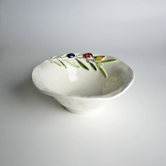 【Bordallo Pinheiro】　ポルトガル　ボルダロピニェイロ　オリーブ　ボウル