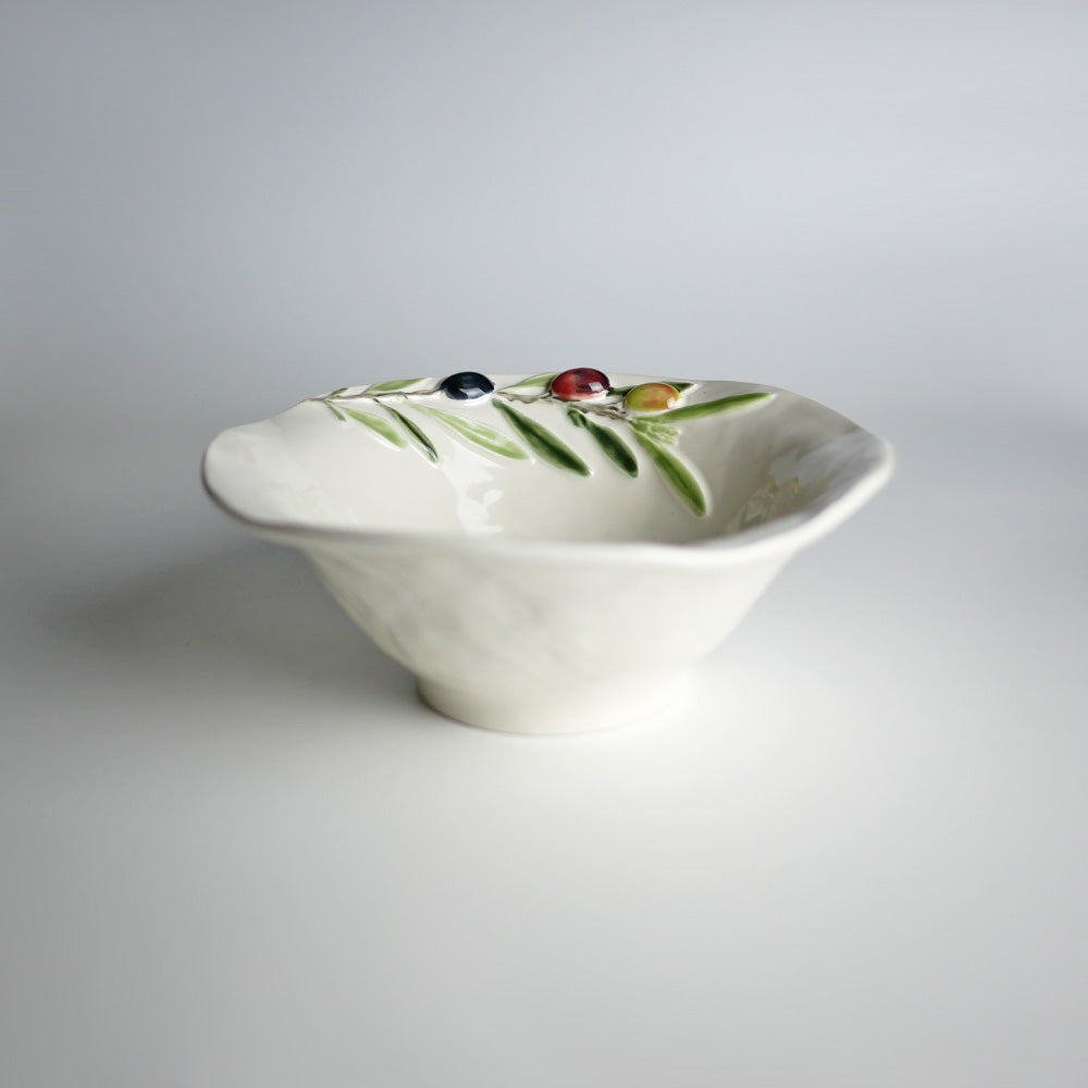 【Bordallo Pinheiro】　ポルトガル　ボルダロピニェイロ　オリーブ　ボウル