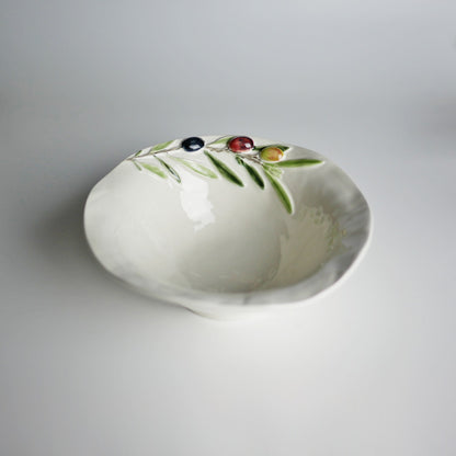 【Bordallo Pinheiro】　ポルトガル　ボルダロピニェイロ　オリーブ　ボウル