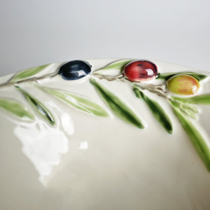 【Bordallo Pinheiro】　ポルトガル　ボルダロピニェイロ　オリーブ　ボウル