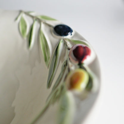 【Bordallo Pinheiro】　ポルトガル　ボルダロピニェイロ　オリーブ　ボウル