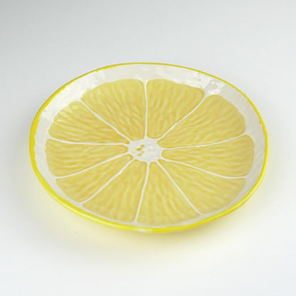 【Bordallo Pinheiro】　ポルトガル　ボルダロピニェイロ　レモン　デザートプレート