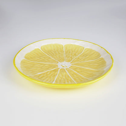 【Bordallo Pinheiro】　ポルトガル　ボルダロピニェイロ　レモン　デザートプレート