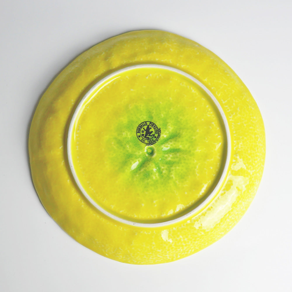 【Bordallo Pinheiro】　ポルトガル　ボルダロピニェイロ　レモン　デザートプレート