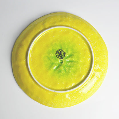 【Bordallo Pinheiro】　ポルトガル　ボルダロピニェイロ　レモン　デザートプレート