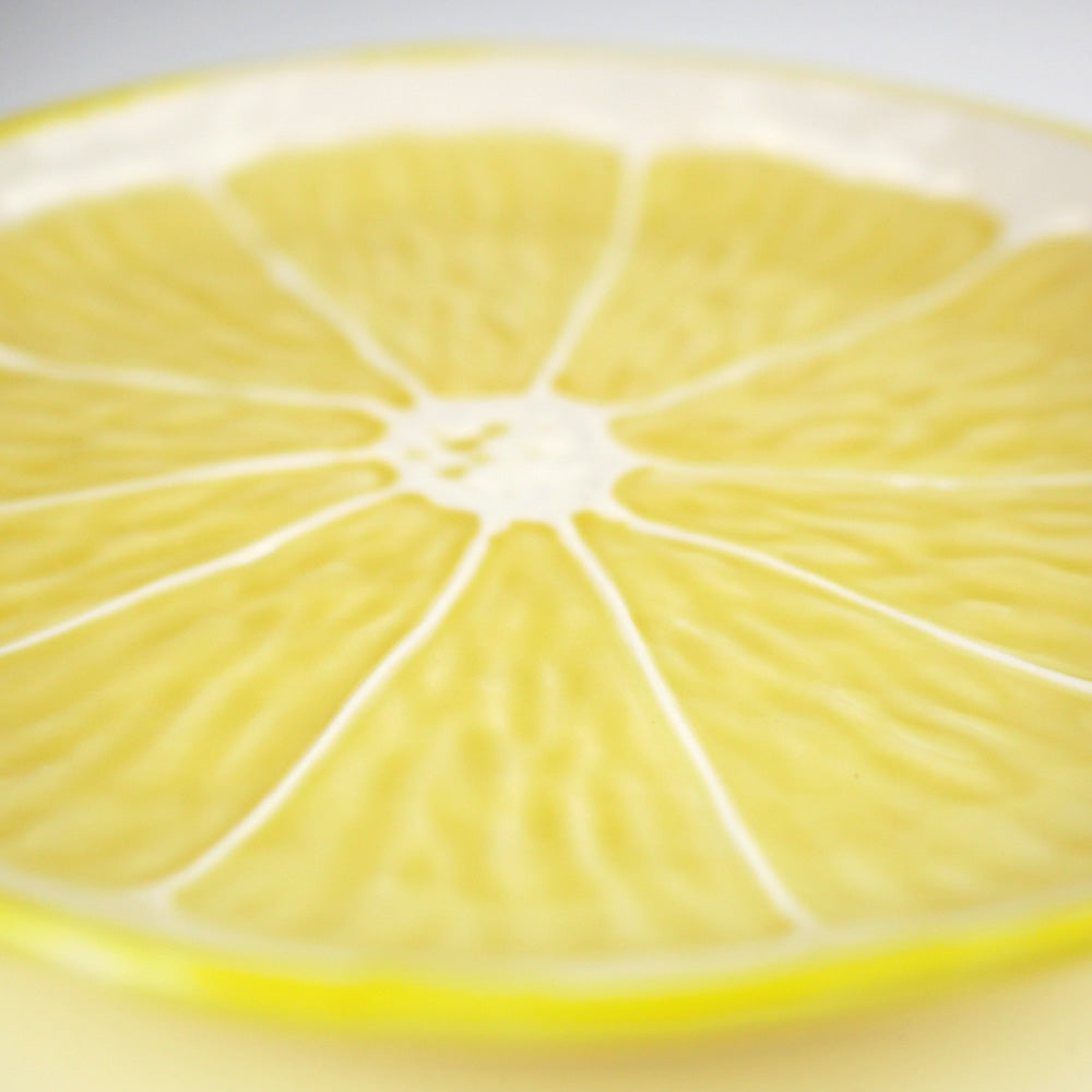 【Bordallo Pinheiro】　ポルトガル　ボルダロピニェイロ　レモン　デザートプレート