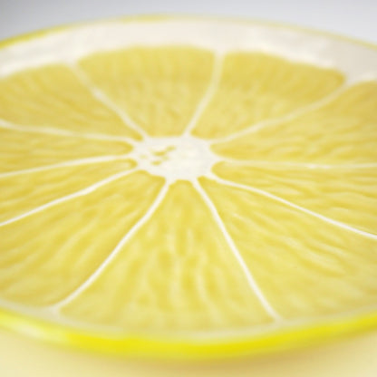 【Bordallo Pinheiro】　ポルトガル　ボルダロピニェイロ　レモン　デザートプレート