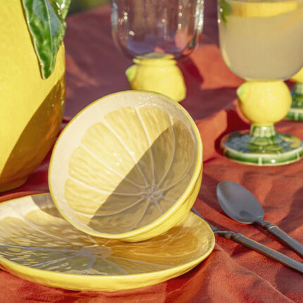 【Bordallo Pinheiro】　ポルトガル　ボルダロピニェイロ　レモン　ボウル